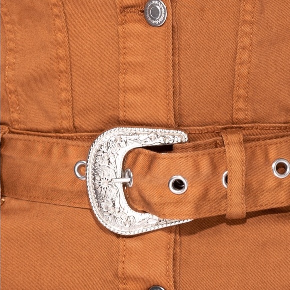 SOLD OUT♡ 𓀬DENIM Bᴜᴄᴋʟᴇᴅ Wᴇsᴛᴇʀɴ Dʀᴇss - Picture 6 of 6